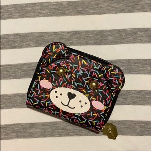 Betsey Johnson Confetti Bear Wallet